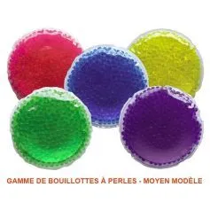 Bouillotte à perles moyen modèle - Violette