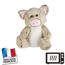 Peluche bouillotte Cochon