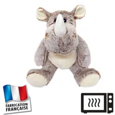 Peluche bouillotte Rhino