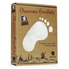 Chaussons bouillotte beiges