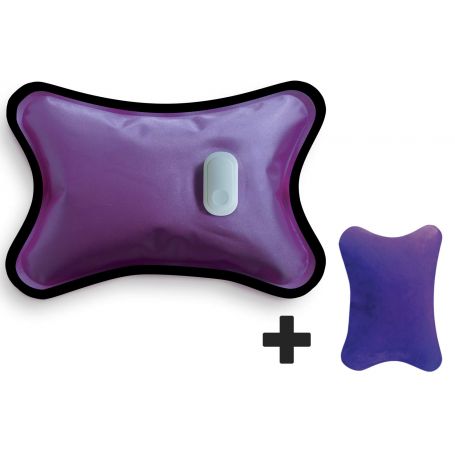 Bouillotte micro-onde cervicales violette