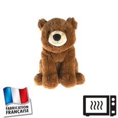 Peluche bouillotte Ours brun