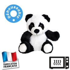 Peluche bouillotte déhoussable Panda