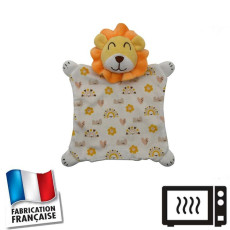 Doudou bouillotte Lion