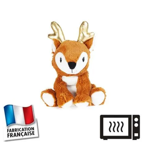 Peluche bouillotte Faon