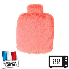 Bouillotte micro-ondes corail