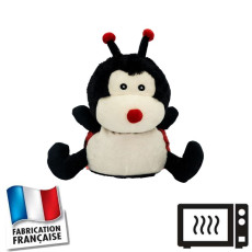 Peluche bouillotte Coccinelle