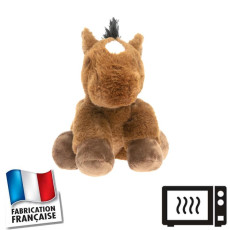 Peluche bouillotte Poney