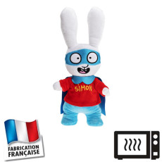 Peluche bouillotte Simon Super Lapin